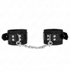 Kink Wrist Restraint KINK Nylon Wrist Restraints Juodas Adjustable with Leather Belt 19-29cm