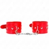 Kink Wrist Restraint KINK Raudona Adjustable Shiny Hand Cuffs 23-33 cm - Stylish Restraint System
