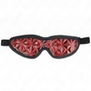 Kink Masked Allure KINK Raudona Diamond Pattern Eye Mask Adjustable Headband 20.5x6cm