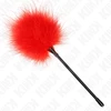 KINK Raudona Feather Sensory Tickler 27 cm - Elegant Bondage Priedas