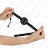 Kink Collar Gag KINK Simplicity Juodas Ball Gag 4.5 cm - Breathable, Adjustable Strap