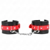 KINK Wrist Restraints Juodas &amp; Raudona Adjustable 17-28 cm Ergonomic Design