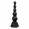 Kiotos Cone Shape Silicone Model with Beaded Structure Juodas 16.5 cm