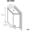 Krosnelė Skamet P-11640 VRV kairinė su 40L nerūd. plieno vandens talpa