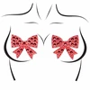 Leg Avenue Decorative Bow Pasties with Rhinestones, One Size