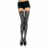 Leg Avenue Floral Lace Stockings Juodas One Size Elegant Design