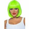Leg Avenue Accessories Leg Avenue Fluorescent Short Bob Wig Neon Žalias - High Visibility