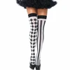 Leg Avenue Europe Leg Avenue Harlequin Diamond Thigh-High Socks Juodas/Baltas One Size
