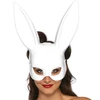 Leg Avenue Europe Leg Avenue Masquerade Rabbit Mask Baltas Polyethylene Costume Priedas