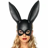 Leg Avenue Europe Leg Avenue Masquerade Rabbit Mask Juodas - Elegant Costume Priedas
