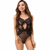 Livco Corsetti Bodies Livco Corsetti Fashion Paula LC20209 Lace Mesh Bodysuit Juodas S/M