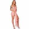 Livco Corsetti Sets Livco Corsetti Hyeona Babydoll &amp; Thong Set, Rose, Size L - Elegant Tulle &amp; Lace