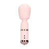 Loveline By Shots Loveline Velour Mini Wand Rosa - Rechargeable Silicone Massager 10 Modes