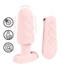 Loveline By Shots Loveline Velvet Paris Series Remote-Control Plug, Rožinė, 10 Modes, Atsparus vandeniui