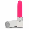 Lips Style LYPS STYLE CLEO Lipstick-Shaped Intimate Device Baltas &amp; Rožinė USB 10 Modes