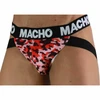 Macho Underwear MACHO MX28MR Jockstrap Military Raudona XL - Anatomical Support System