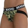 Macho Underwear MACHO MX28MV Jockstrap Military Žalias XL - Anatomical Support Fit