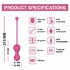 Magic Motion Smart Kegel Master Balls Rožinė - App-Controlled Trainer