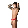 Male Power Boneyard Cobalt Open Ring Thong S/M Raudona - Adjustable Waistband