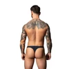 Male Power Hot Mesh Thong L/XL Raudona/Juodas - Lightweight Micro Mesh