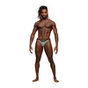Male Power Magnificence Micro V Thong L/XL Jade - Decorative Details