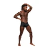 Male Power Magnificence Mini Shorts M Juodas - Decorative Waist Detail