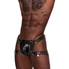 Male Power Scorpio Adjustable Faux Leather Thong with Lock System Juodas OS