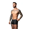 Male Power Snap Off Short XL Juodas - Matte Rubberized Trunk Underwear