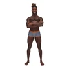 Male Power Uplift Mini Short XL Pilkas - Supportive Satin Waistband