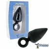 ManzzzToys Putin Juodas Large Silicone Plug 12cm Atsparus vandeniui - Juodas
