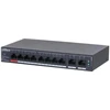 Šakotuvas DAHUA L2 Switch su 8 PoE jungtimis | 110 Watts