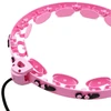 Reach Masažuojantis gimnastikos lankas Smart Hula Hoop HHP008 rožinis