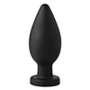 Xr Brands Master Series Colossus XXL Silicone Plug with Suction Base Juodas