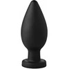 Xr Brands Master Series Colossus XXL Silicone Plug with Suction Base Juodas