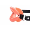 Master Series Silicone Adjustable Oral Training Gag Juodas