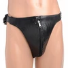 Master Series Spiked Leather Jockstrap with Adjustable Straps, Juodas
