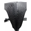 Master Series Spiked Leather Jockstrap with Adjustable Straps, Juodas