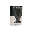 Shots Master Series Split Expanding Intimate Plug 10 cm Juodas Silicone
