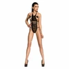 Me Seduce Teddies Me-Seduce Samantha Juodas Teddy L/XL - Elegant Strappy Bodysuit