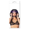 Doc Johnson Merci Silicone Cuffs Juodas - Flexible Single-Piece Restraint System