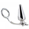 Metal Hard Stainless Steel Dual Function Ring with Plug 80x55mm