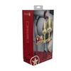 Ouch By Shots Milan Collection Metal Plug Set Gold - 3 Sizes, Aluminum, Jewel Base