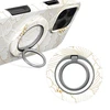 Dėklas MIO Baltas Roses Magsafe Case Compatible Ring Holder