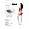 MissO S301 Stockings for Garters Baltas S/M - Silky Durable Finish