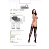 MissO S305 Thigh-High Hold-Up Stockings Juodas L/XL 15DEN Lace Top