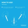 My Magic Wand Mėlyna - 6-Speed Professional Massager, 32cm, Silicone