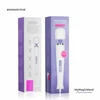 MyMagicWand Violetinė - Powerful Massage Device with 6 Modes, EU Plug