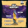 Mythical Mates Sea Serpent Large Thrusting Silicone Model, Suction Base