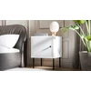 Cama Meble Bedside table 2 pcs PALAZZO BIS 45x39xH59 baltas matt
