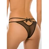 Allure Naughty Vanilla Sheer Hip-Hugger Panties - One Size, Elegant Bands